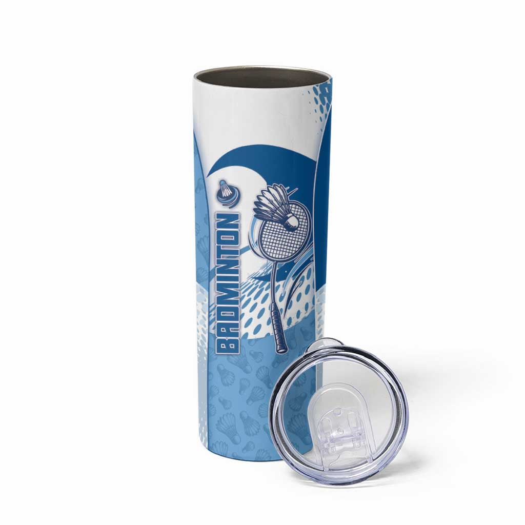 Custom Badminton Skinny Tumbler Dynamic Swoosh