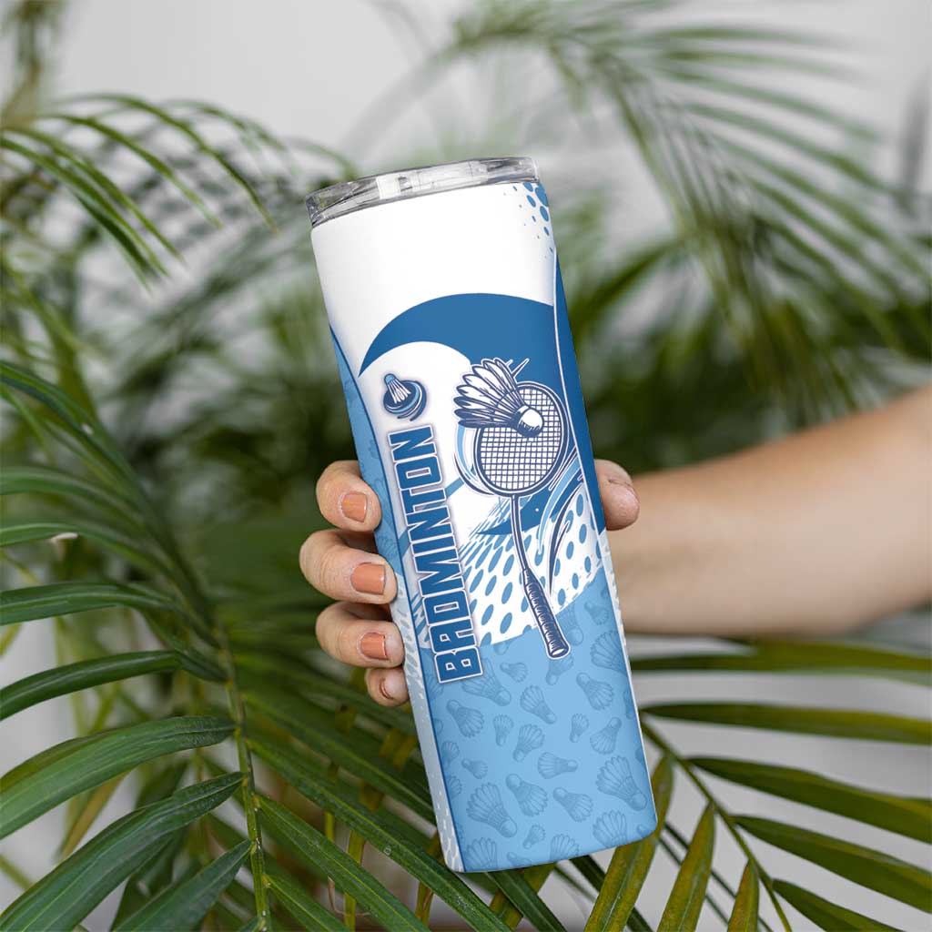 Custom Badminton Skinny Tumbler Dynamic Swoosh