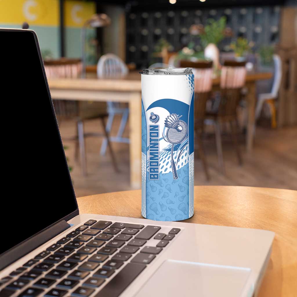 Custom Badminton Skinny Tumbler Dynamic Swoosh