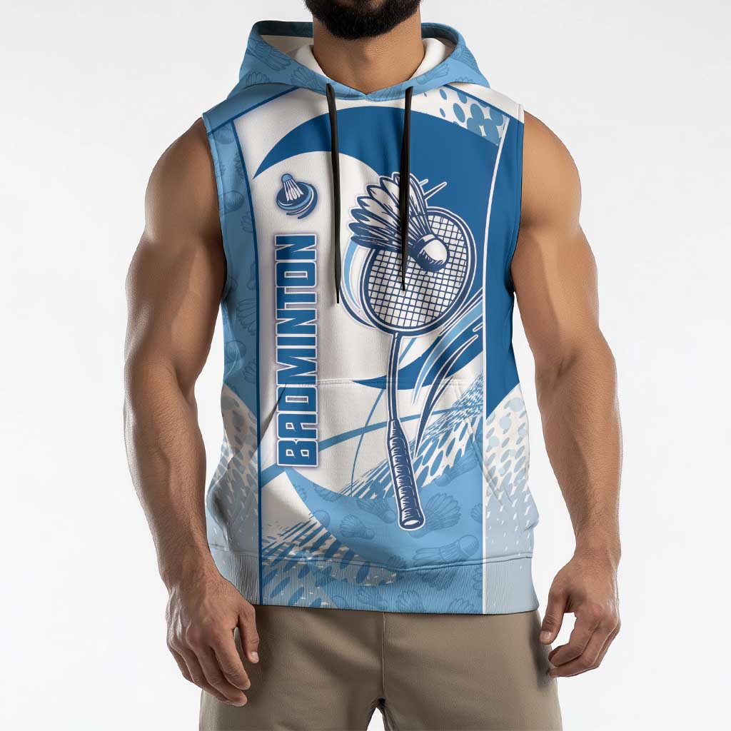 Custom Badminton Sleeveless Hoodie Dynamic Swoosh