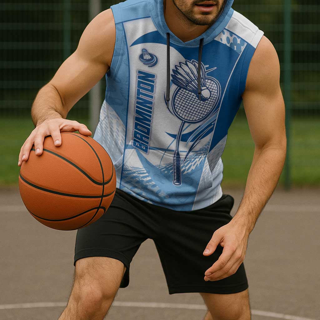 Custom Badminton Sleeveless Hoodie Dynamic Swoosh