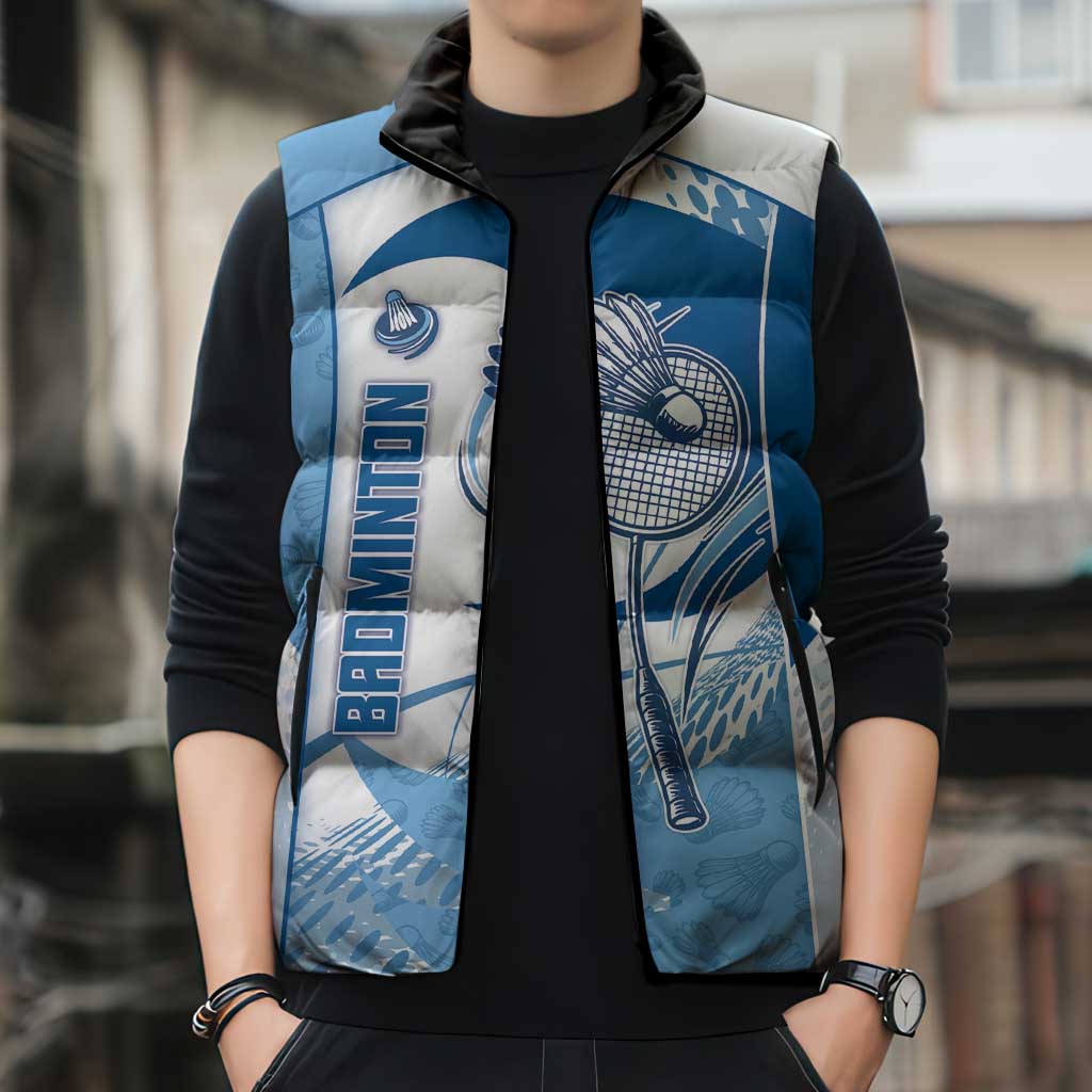 Custom Badminton Sleeveless Puffer Jacket Dynamic Swoosh