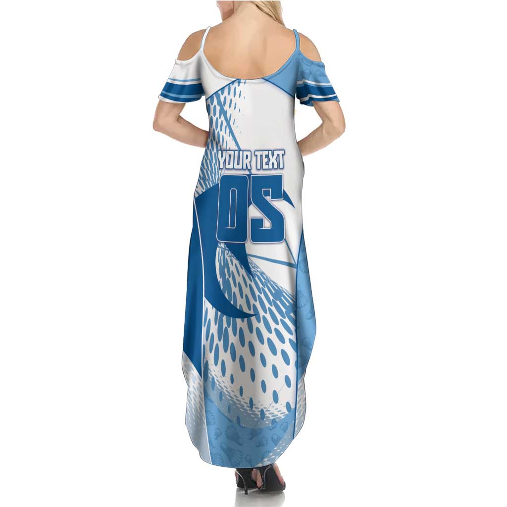 Custom Badminton Summer Maxi Dress Dynamic Swoosh