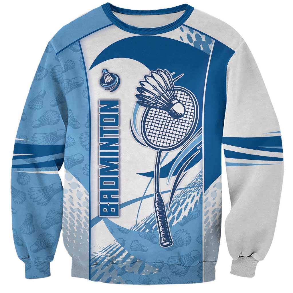 Custom Badminton Sweatshirt Dynamic Swoosh