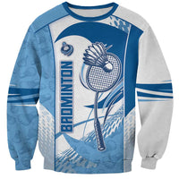 Custom Badminton Sweatshirt Dynamic Swoosh