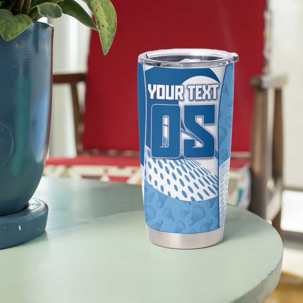Custom Badminton Tumbler Cup Dynamic Swoosh