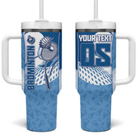 Custom Badminton Tumbler With Handle Dynamic Swoosh