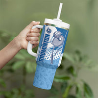 Custom Badminton Tumbler With Handle Dynamic Swoosh