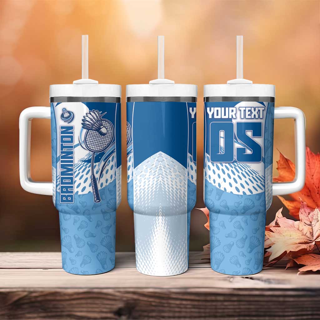 Custom Badminton Tumbler With Handle Dynamic Swoosh