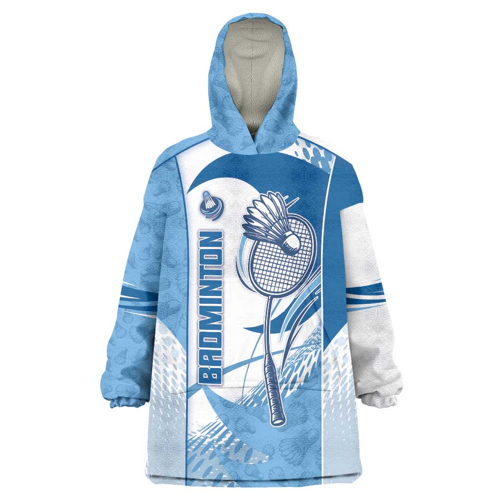 Custom Badminton Wearable Blanket Hoodie Dynamic Swoosh