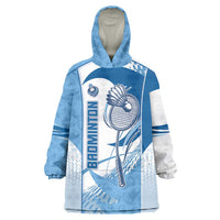 Custom Badminton Wearable Blanket Hoodie Dynamic Swoosh