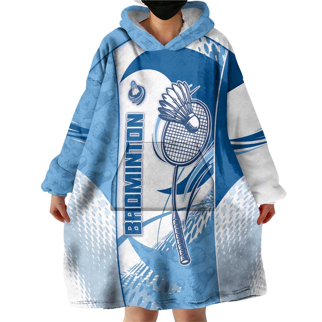 Custom Badminton Wearable Blanket Hoodie Dynamic Swoosh
