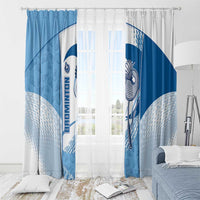 Badminton Window Curtain Dynamic Swoosh