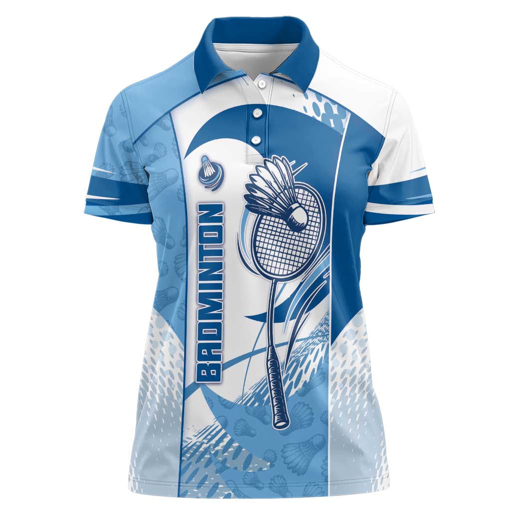 Custom Badminton Women Polo Shirt Dynamic Swoosh