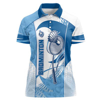 Custom Badminton Women Polo Shirt Dynamic Swoosh