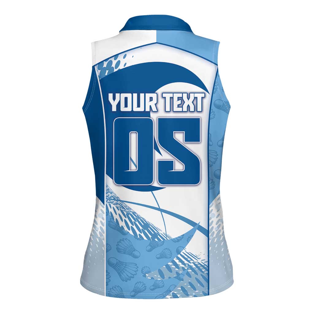 Custom Badminton Women Sleeveless Polo Shirt Dynamic Swoosh