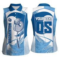 Custom Badminton Women Sleeveless Polo Shirt Dynamic Swoosh