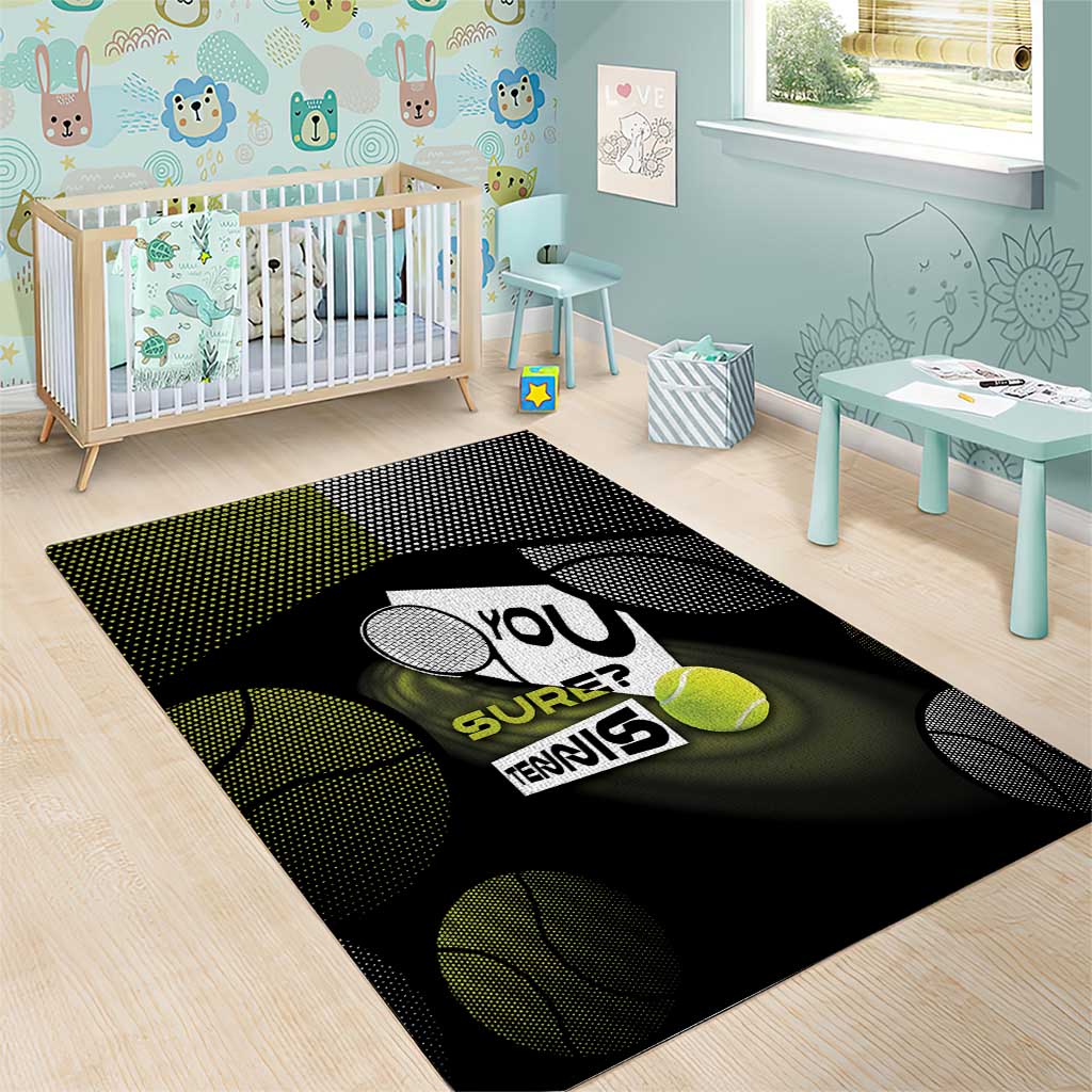 Tennis Area Rug Grand Slam Style
