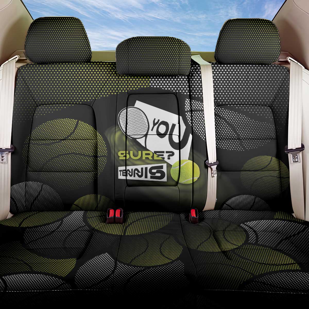 Tennis Back Car Seat Cover Grand Slam Style