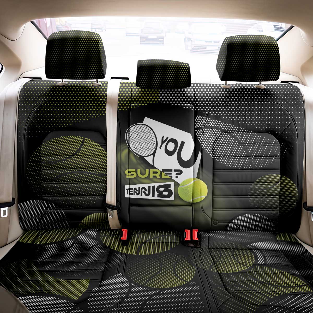Tennis Back Car Seat Cover Grand Slam Style