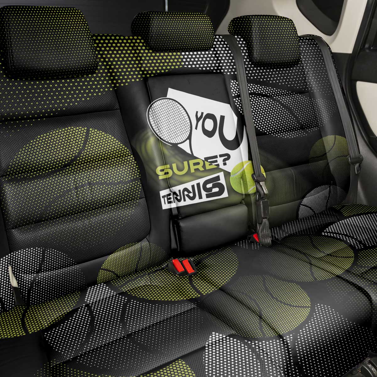 Tennis Back Car Seat Cover Grand Slam Style