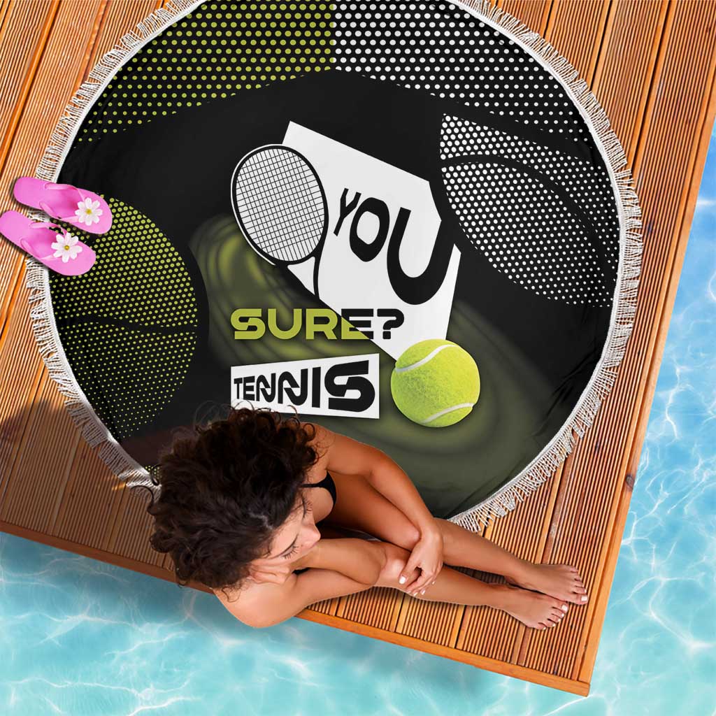 Tennis Beach Blanket Grand Slam Style