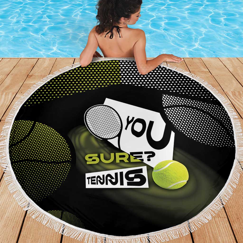 Tennis Beach Blanket Grand Slam Style