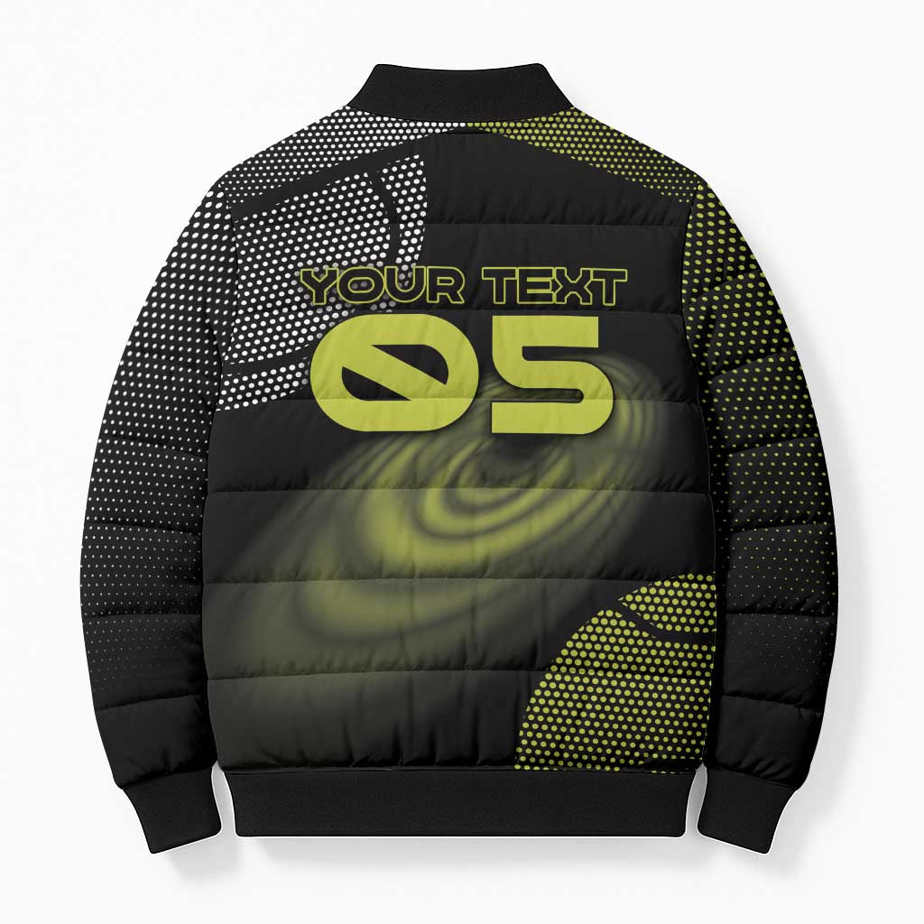 Custom Tennis Bomber Puffer Jacket Grand Slam Style