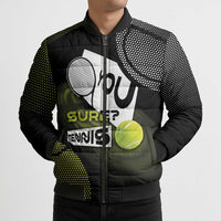 Custom Tennis Bomber Puffer Jacket Grand Slam Style