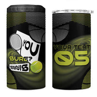 Custom Tennis 4 in 1 Can Cooler Tumbler Grand Slam Style