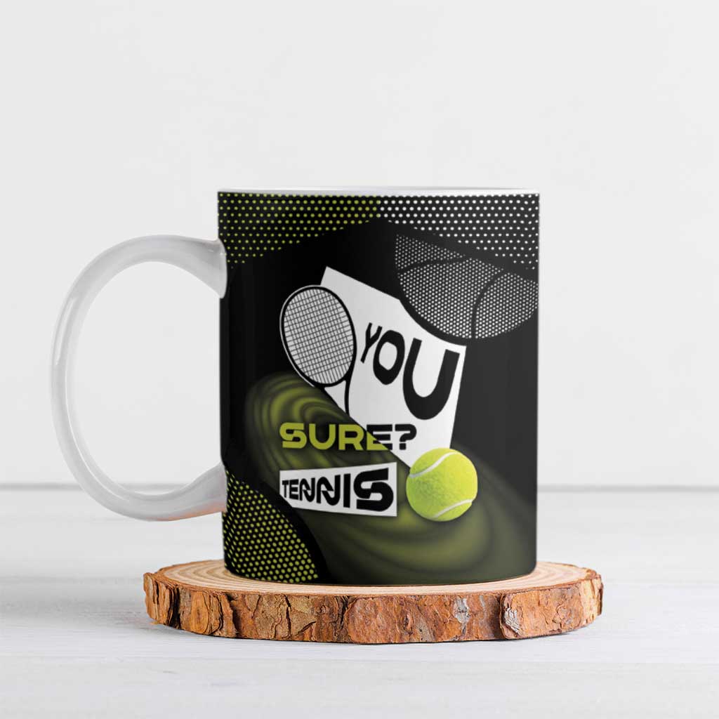 Custom Tennis Ceramic Mug Grand Slam Style