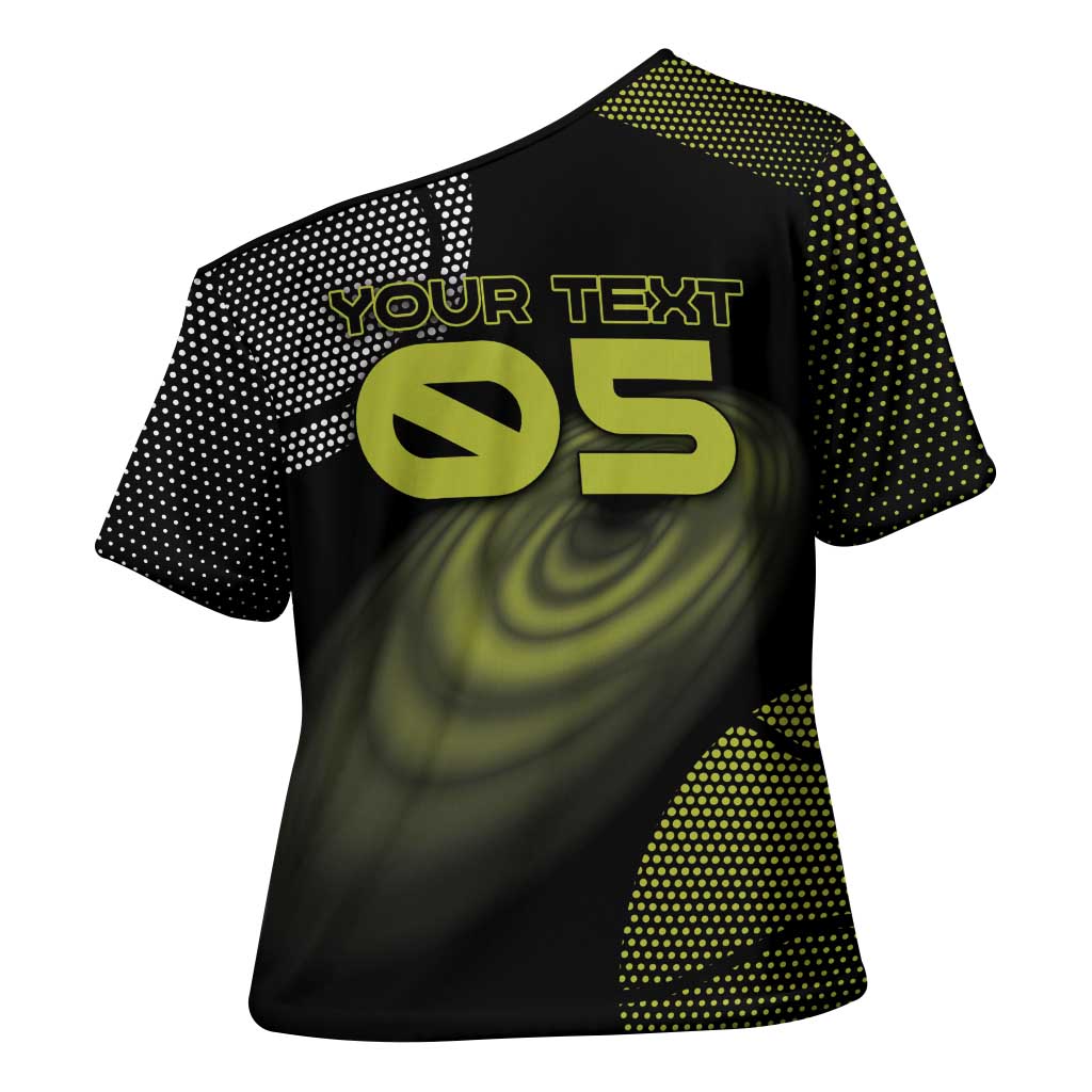 Custom Tennis Cross Shoulder Shirt Grand Slam Style