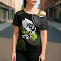 Custom Tennis Cross Shoulder Shirt Grand Slam Style
