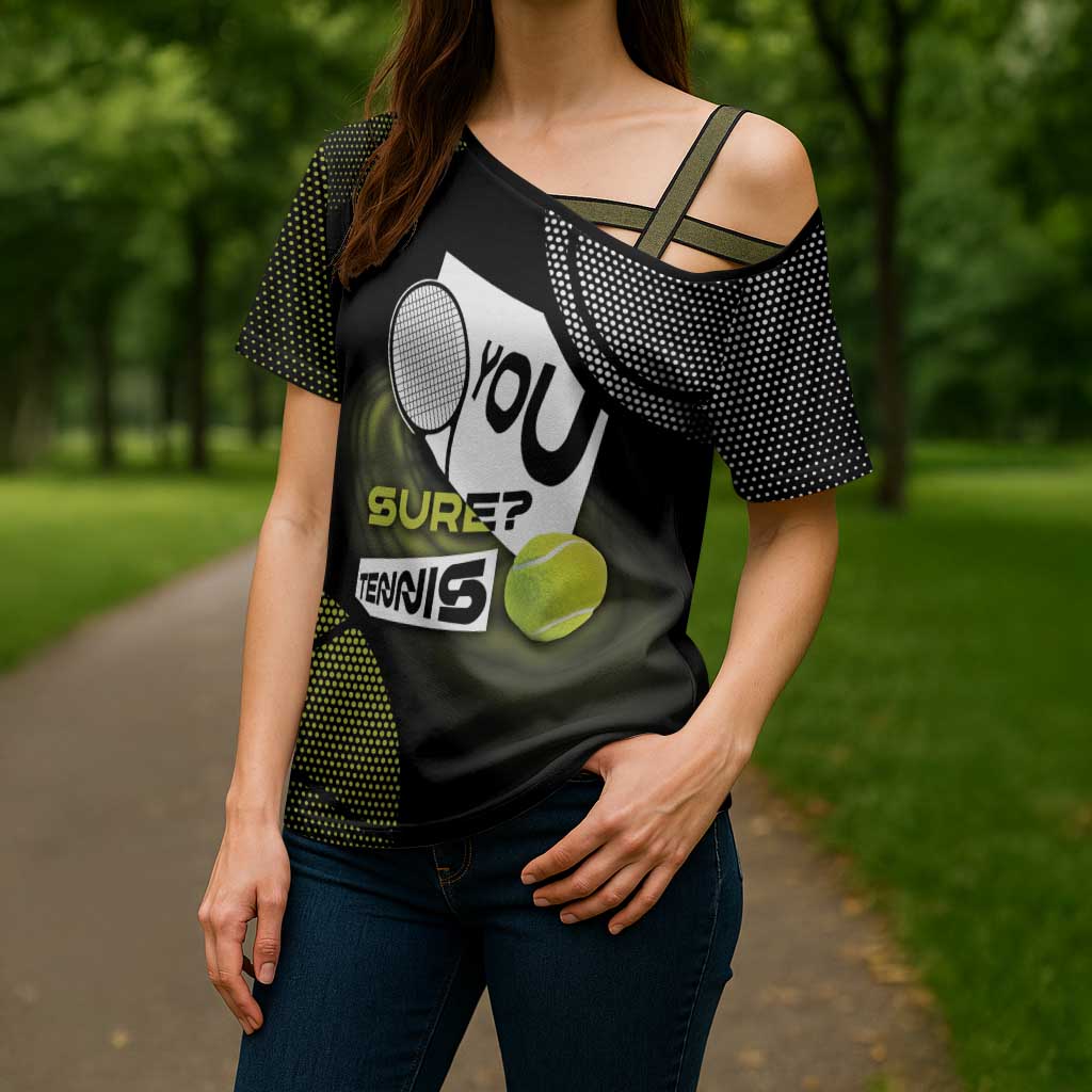 Custom Tennis Cross Shoulder Shirt Grand Slam Style