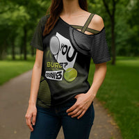 Custom Tennis Cross Shoulder Shirt Grand Slam Style