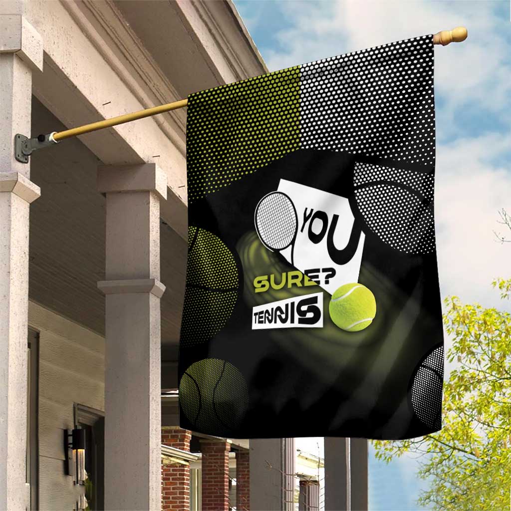 Tennis Garden Flag Grand Slam Style