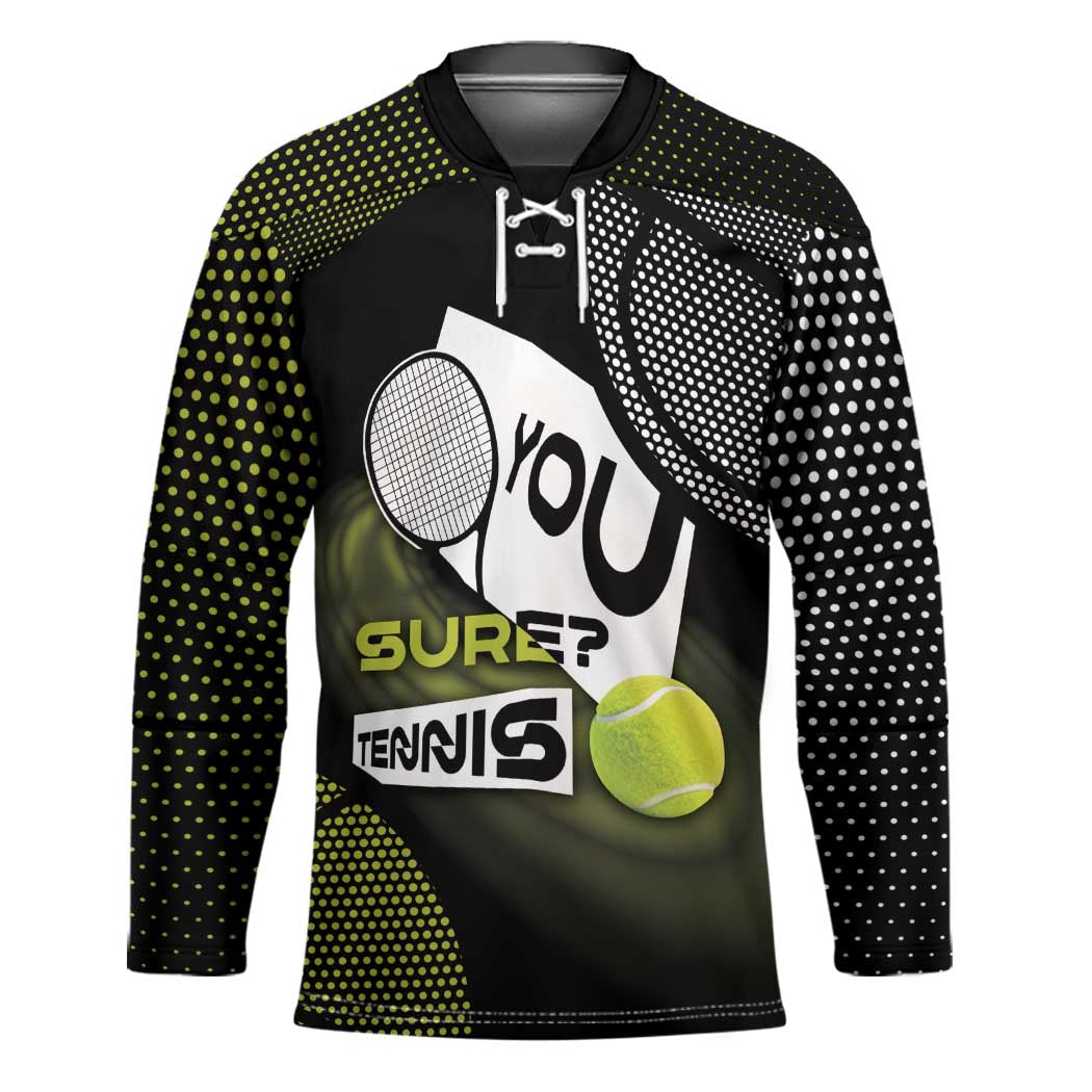 Custom Tennis Hockey Jersey Grand Slam Style
