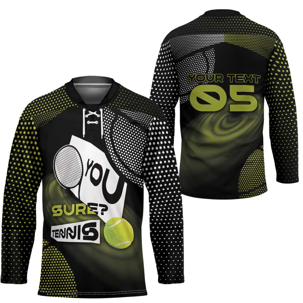 Custom Tennis Hockey Jersey Grand Slam Style