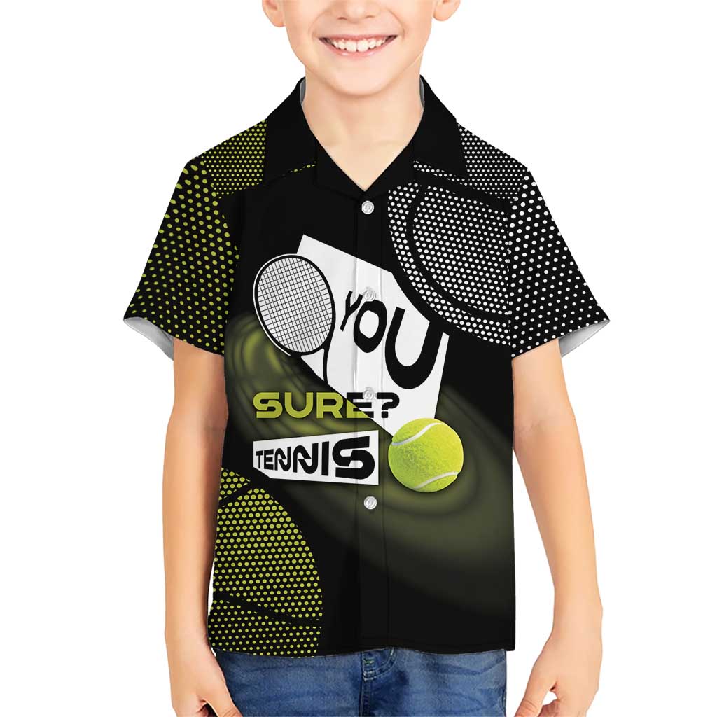 Custom Tennis Kid Hawaiian Shirt Grand Slam Style