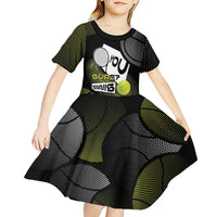 Custom Tennis Kid Short Sleeve Dress Grand Slam Style