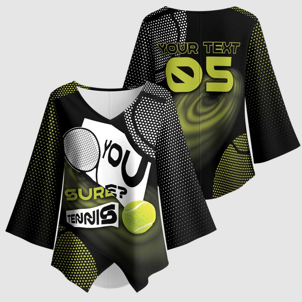 Custom Tennis Kimono Sleeve Blouse Grand Slam Style