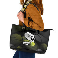 Tennis Leather Tote Bag Grand Slam Style