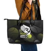 Tennis Leather Tote Bag Grand Slam Style