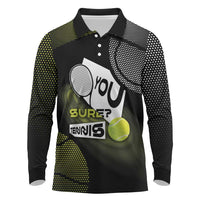 Custom Tennis Long Sleeve Polo Shirt Grand Slam Style