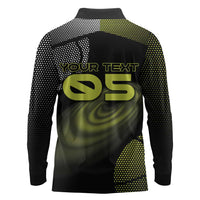 Custom Tennis Long Sleeve Polo Shirt Grand Slam Style