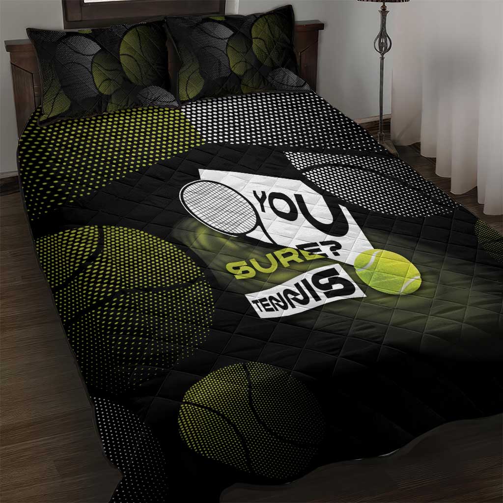 Tennis Quilt Bed Set Grand Slam Style