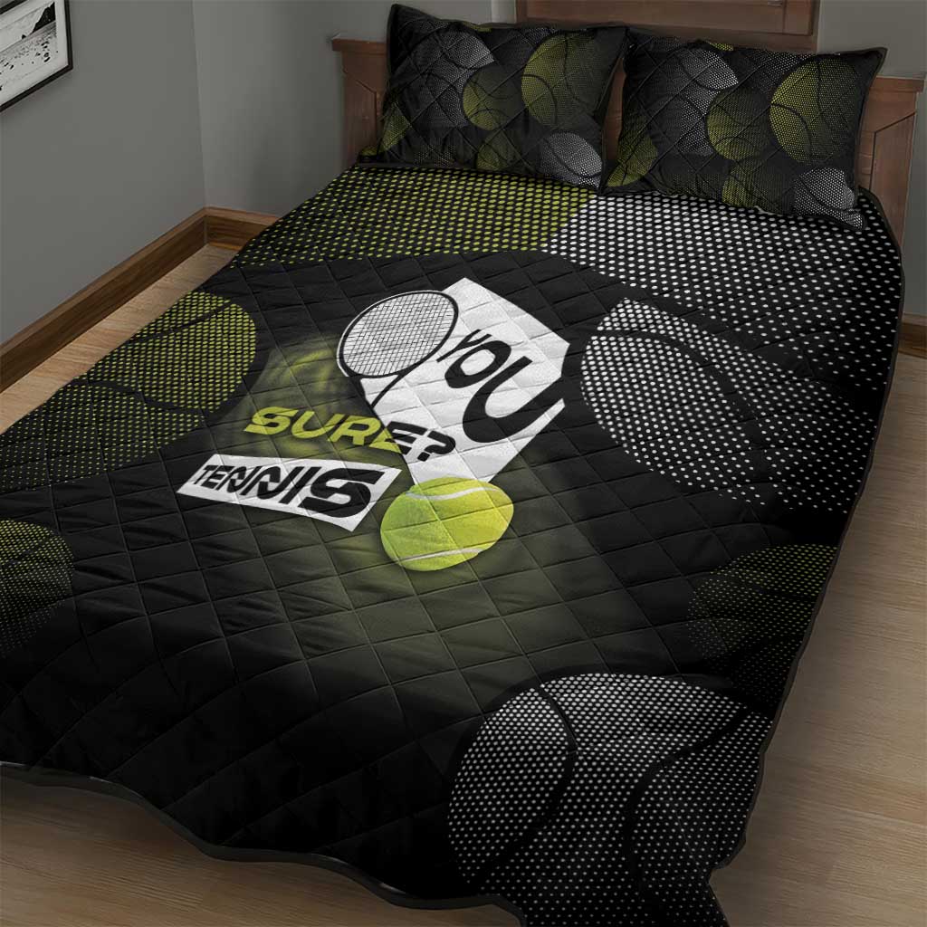 Tennis Quilt Bed Set Grand Slam Style