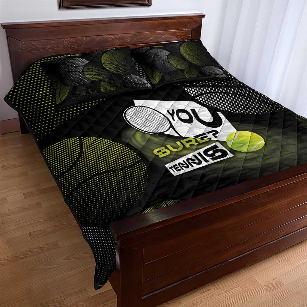 Tennis Quilt Bed Set Grand Slam Style