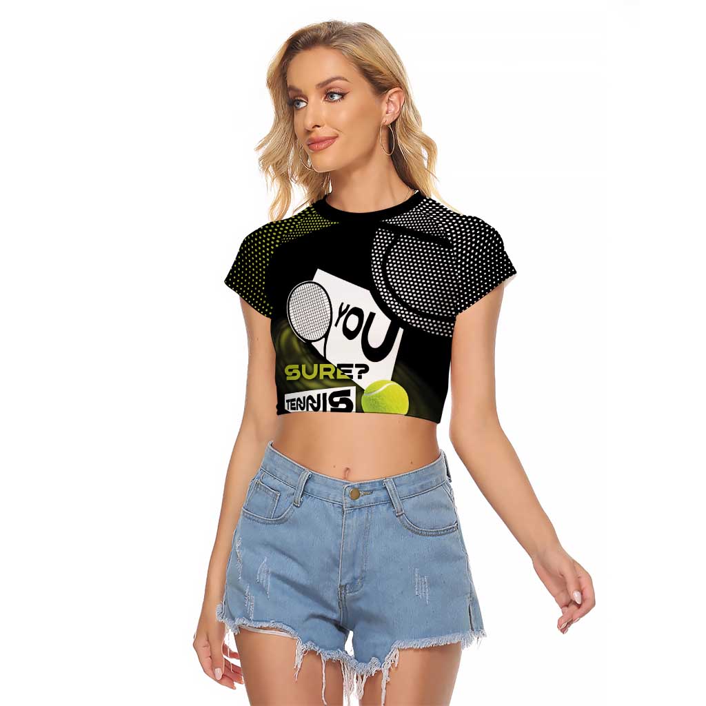 Custom Tennis Raglan Cropped T Shirt Grand Slam Style