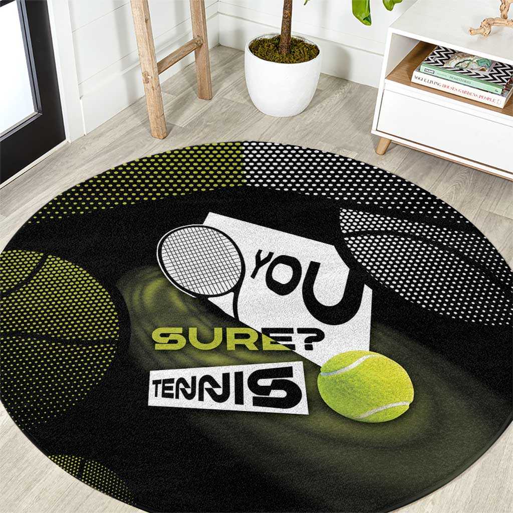 Tennis Round Carpet Grand Slam Style